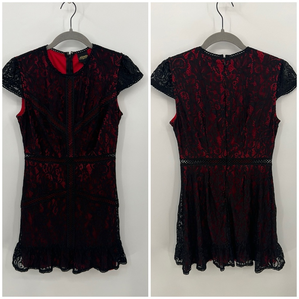Disney Princess Snow White black and red lace dress - Picture 2 of 10